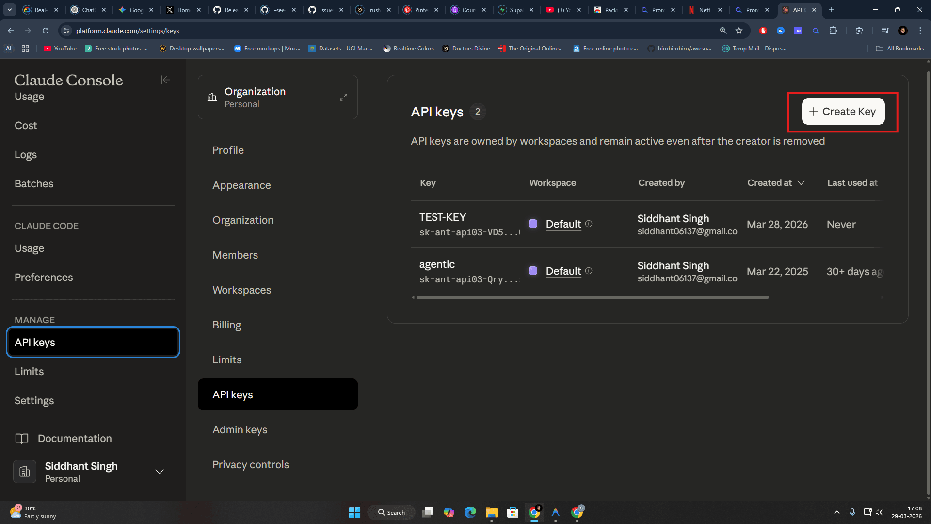 Anthropic provider setup