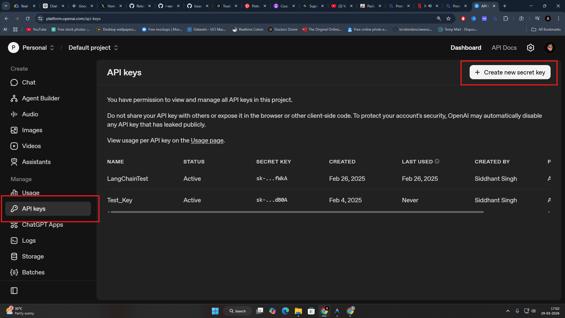 OpenAI provider setup